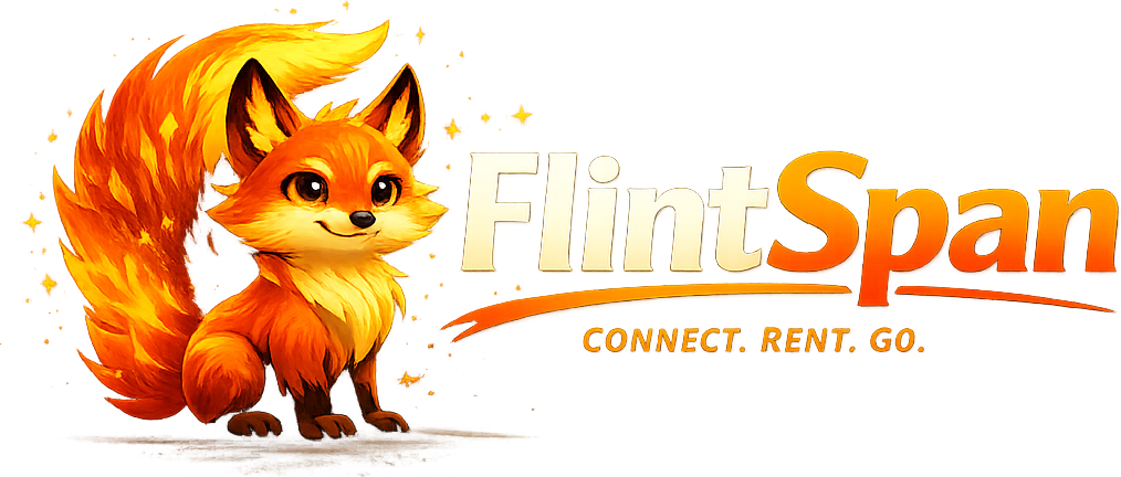 FlintSpan — Connect. Rent. Go.